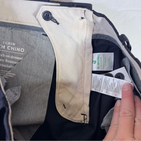 J.Crew Men's tech chinco Sz 32x32 navy - Picture 10 of 12